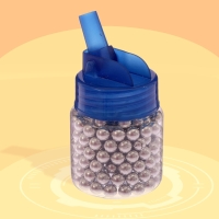 Пульки 6 мм пластиковые в банке, 200 шт., цвет МИКС Пульки 6 мм пластиковые в банке, 200 шт., цвет МИКС