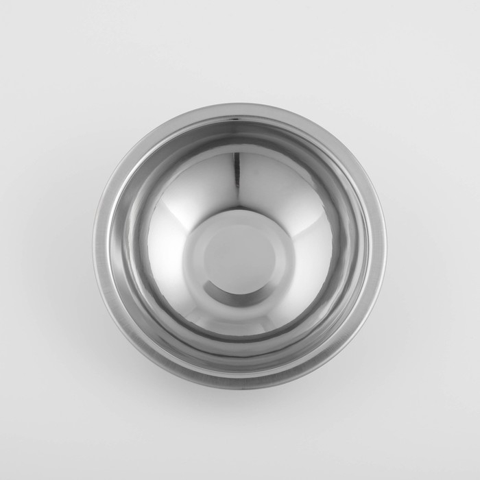 Миска глубокая из нержавеющей стали Доляна &laquo;Индия&raquo;, 450 мл, d=18 см