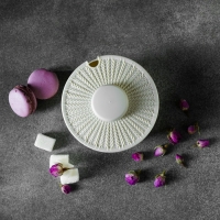 Сахарница &laquo;Вязание&raquo; 450 мл, цвет белый