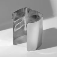 Браслет металл «Манжета» с прогибом, цвет серебро Браслет металл «Манжета» с прогибом, цвет серебро