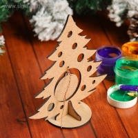 Сувенир &laquo;Елочка со Снегурочкой&raquo; на подставке