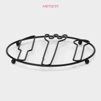 Подставка под горячее на ножках &laquo;Столовые приборы&raquo;, 20&times;20&times;2 см