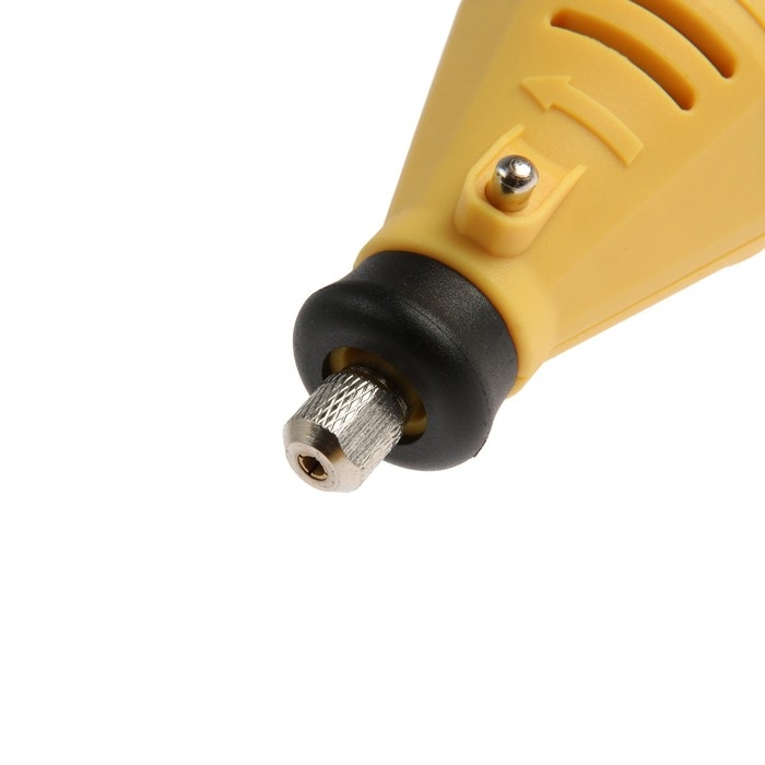 Гравер электрический ТУНДРА, 135 Вт, 8000-35000 об/мин, цанга 3.2 мм, 5 ск., 118 предметов