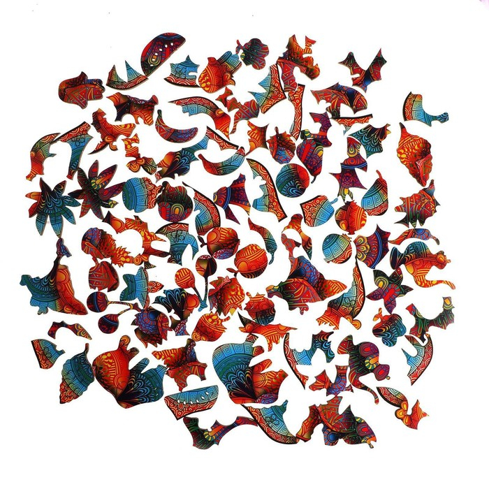 Пазл деревянный фигурный &laquo;Мандала гармонии&raquo;, 88 элементов