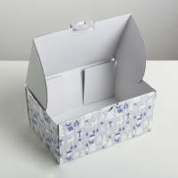 Коробка подарочная новогодняя складная &laquo;Новогодняя&raquo;, 22 х 15 х 10 см, Новый год