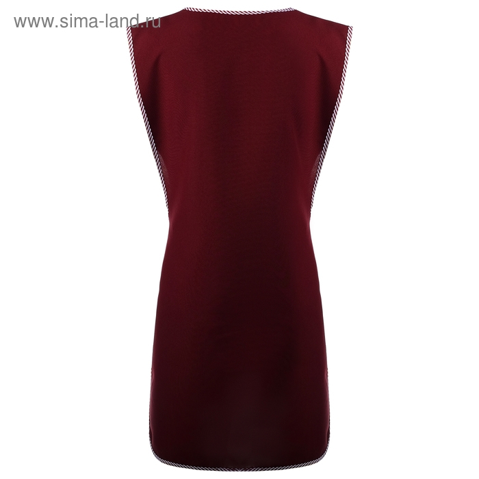 Фартук № 30, р. 42-48, цвет бордовый Фартук № 30, р. 42-48, цвет бордовый