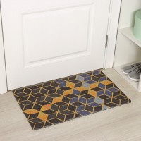 Коврик придверный грязезащитный Доляна &laquo;Бурлеск&raquo;, вырезной, 45&times;75 см