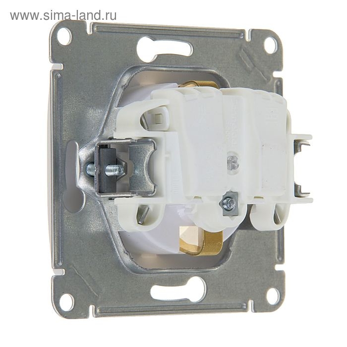 Розетка SE Glossa, 16 А, 250 В, встраиваемая, с з/к, IP20, белая, GSL000143 Розетка SE Glossa, 16 А, 250 В, встраиваемая, с з/к, IP20, белая, GSL000143