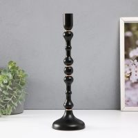 Подсвечник металл на 1 свечу d=2 см "Массара" 9х9х30,5 см