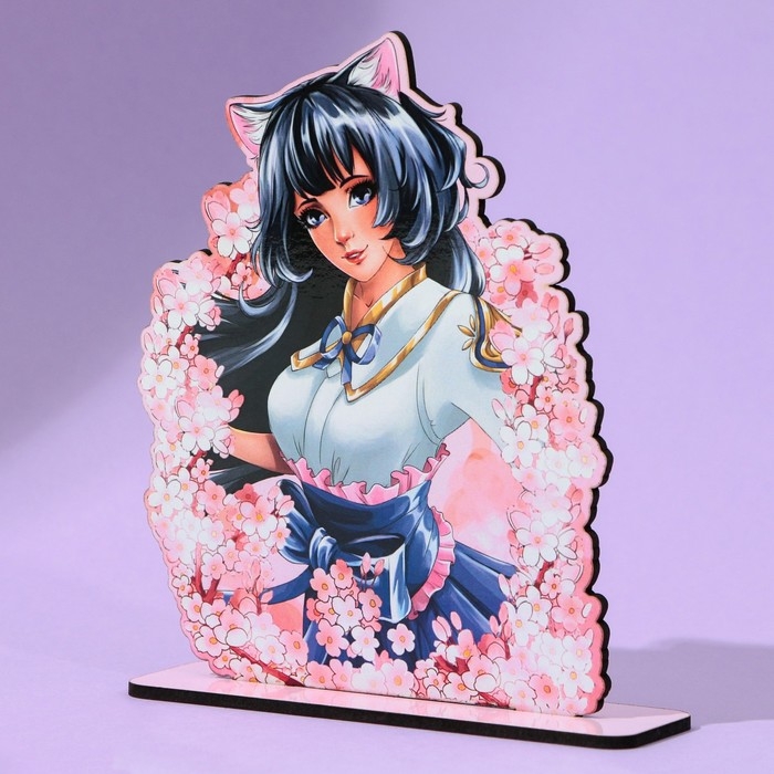Фигурка аниме «Девушка в цветах», 11,7 х 15 см, дерево Фигурка аниме «Девушка в цветах», 11,7 х 15 см, дерево