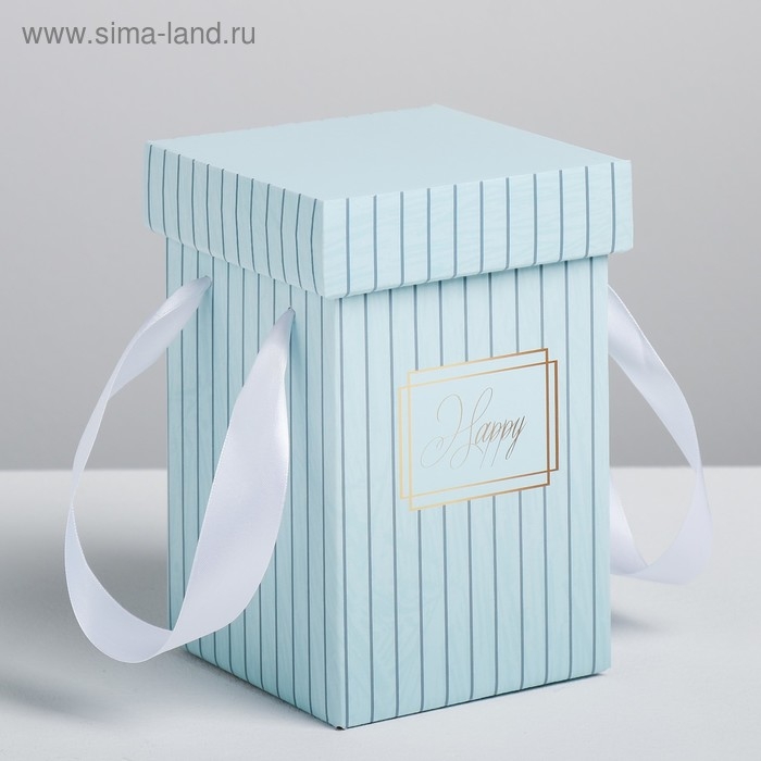 Коробка подарочная складная «Счастье», 10 х 18 см Коробка подарочная складная «Счастье», 10 х 18 см