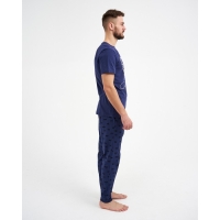 Пижама мужская (футболка и брюки) KAFTAN "Crown" р.56 Пижама мужская (футболка и брюки) KAFTAN "Crown" р.56