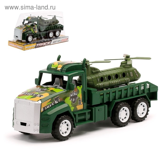 Грузовик инерционный &laquo;Перевозчик&raquo;, с техникой