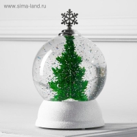 Светодиодная фигура «Снежный шар с ёлкой» 12 × 18 × 12 см, пластик, батарейки ААх3 (не в комплекте), свечение тёплое белое Светодиодная фигура «Снежный шар с ёлкой» 12 × 18 × 12 см, пластик, батарейки ААх3 (не в комплекте), свечение тёплое белое