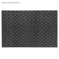 Коврик придверный влаговпитывающий &laquo;Крафт&raquo;, 80&times;120 см, цвет серый