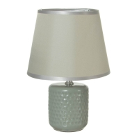 Настольная лампа "Манолия" Е14 40Вт серый 18х18х27 см RISALUX