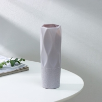 Ваза для цветов, 7&times;7&times;20,8 см, 650 мл, цвет МИКС