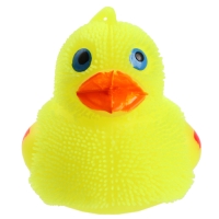 Мяч детский резиновый ёжка световой &laquo;Утята&raquo;, цвета МИКС , в шоубоксе