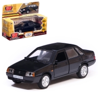 Машинка металлическая LADA-21099, ретро - модель &laquo;СПУТНИК&raquo;, открываются двери, багажник, инерция, 12 см, чёрный