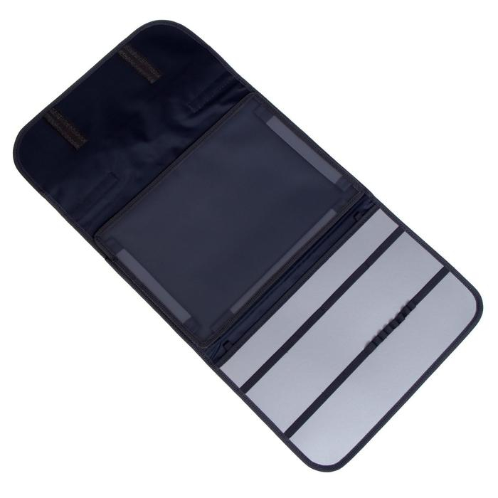 Папка для труда А4 с ручками, текстиль, раскладная на липучке, ПТР-10, &laquo;Дрифт&raquo;