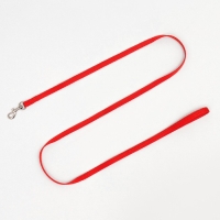 Комплект для кошек, ширина 1 см, ОШ 16,5-27 см, ОГ 21-35 см, поводок 120 см, красный