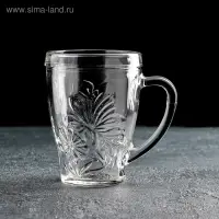 Кружка стеклянная &laquo;Грация. Цветок&raquo;, 300 мл