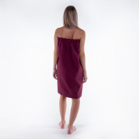 Полотенце банное Этель &laquo;Парео&raquo; с карманом 80*140 см. цв. темная сирень, 100% хл, вафля 240 г/м2