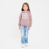 Худи для девочки KAFTAN "Dream", размер 38 (146-152), цвет коричневый Худи для девочки KAFTAN "Dream", размер 38 (146-152), цвет коричневый