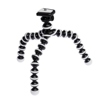 Штатив-тренога LuazON настольный, для телефона, гибкие ножки, высота 12 см, чёрно-белый Штатив-тренога LuazON настольный, для телефона, гибкие ножки, высота 12 см, чёрно-белый