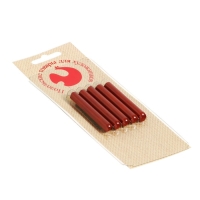 Сангина темная, набор 5 штук (длина55&plusmn; 1мм; диаметр 8 мм&plusmn; 1мм), в блистере