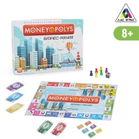 Настольная экономическая игра &laquo;MONEY POLYS. Бизнес-мания&raquo;, 240 банкнот, 8+