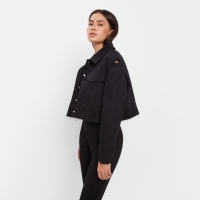 Рубашка женская укороченная с разрезами MIST: Denim р.46, черный