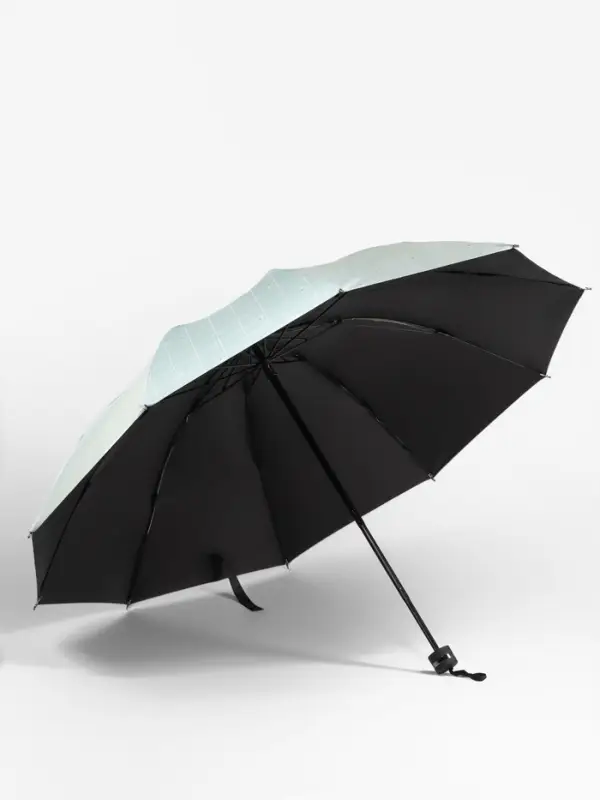 Зонт механический &laquo;Точки&raquo;, эпонж, 4 сложения, 10 спиц, R=53/61 см, d=122 см, МИКС