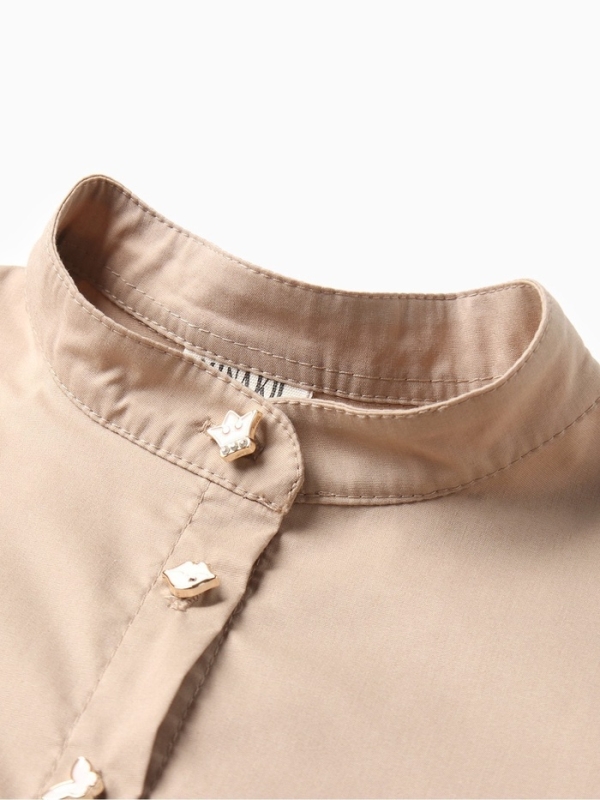 Платье для девочки MINAKU цвет бежевый, рост 116 см Платье для девочки MINAKU цвет бежевый, рост 116 см