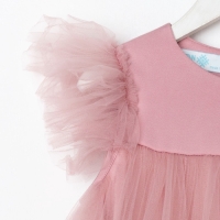 Платье детское с пышной юбкой KAFTAN, рост 86-92, розовый