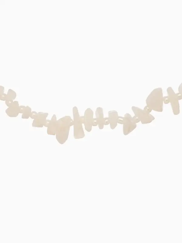 Ожерелье 20 см, цв. белый