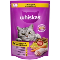 Сухой корм Whiskas для кошек, курица/индейка, подушечки, 350 г