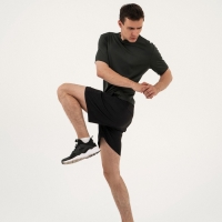 Шорты мужские Resport, р. 48, цвет чёрный, с велосипедками