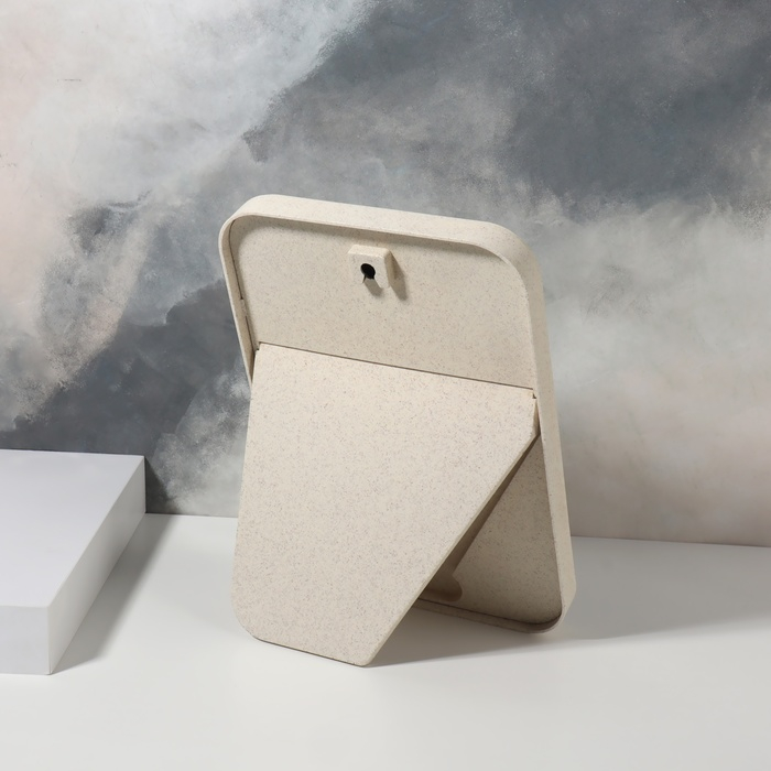 Зеркало на подставке, зеркальная поверхность 16 × 24 см, цвет бежевый Зеркало на подставке, зеркальная поверхность 16 × 24 см, цвет бежевый