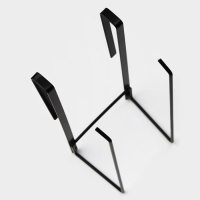 Держатель для кухонных принадлежностей и разделочных досок Доляна, 27&times;11,5&times;8 см, цвет чёрный