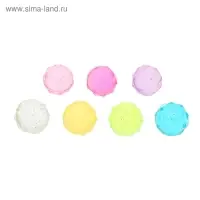 Мяч каучуковый &laquo;Кристал&raquo;, 2,5 см, цвета МИКС