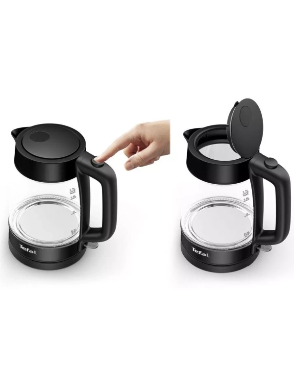 Электрический стеклянный чайник KI840830, 1,7 л, 2200 Вт