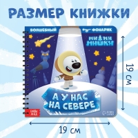 Книга с фонариком &laquo;У нас на Севере&raquo;, 22 стр., 5 игровых разворотов, Ми-Ми-Мишки