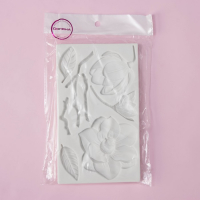 Молд Доляна &laquo;Магнолия&raquo;, силикон, 19&times;11,3&times;1,2 см, цвет белый