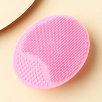 Массажер спонж для умывания, на подложке &laquo;Девочка-огонь&raquo;, 6,5 х 5 см