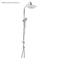 Стойка душевая "ЦС-СМ ДС001005", ПРЕСТИЖ, с душевым набором, с тропическим душем, хром Стойка душевая "ЦС-СМ ДС001005", ПРЕСТИЖ, с душевым набором, с тропическим душем, хром