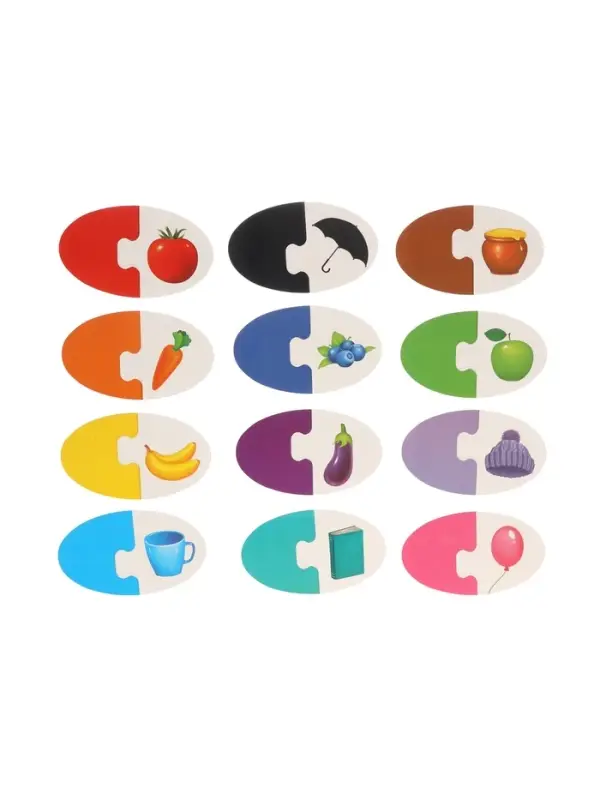 Large DUO puzzle, Mommy and baby, learning the colors