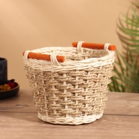 Корзина плетеная 18x18x13.5 см, ротанг