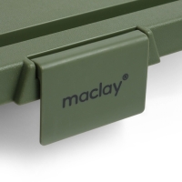 Корзина - столик Maclay 2 в 1, складная, 47 х 28,5 х 23,5 см, стол 45 х 28 х 16 см, зелёная