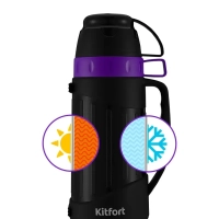 Термос для чая и кофе КТ-1233 - 1 л